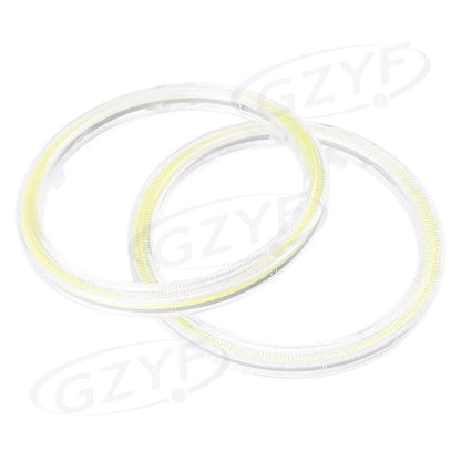 2X 100mm COB LED Ring Angel Eyes for Universal Fit (2010–2023)