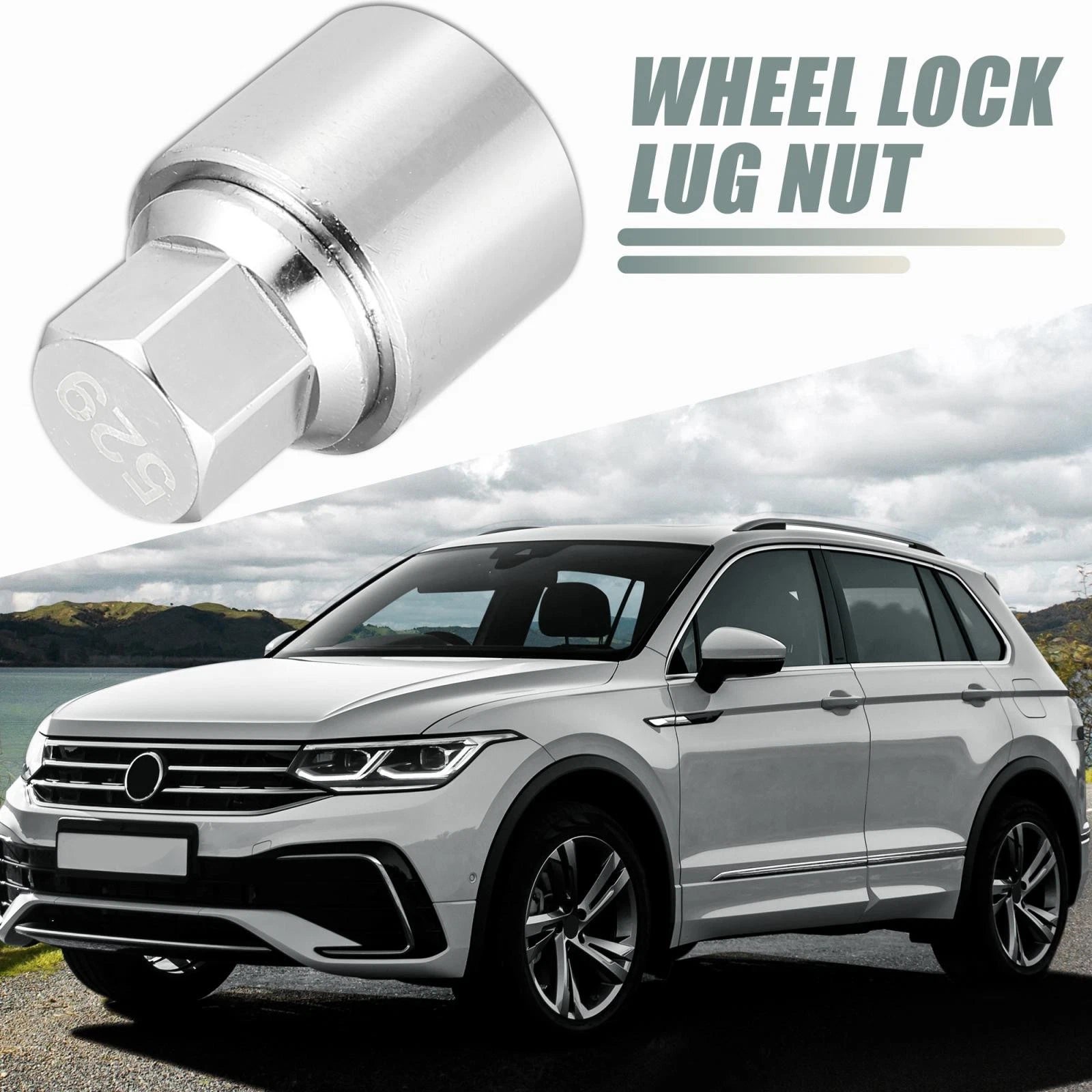 Wheel Lock Lug Nut Key Removal Tool for Volkswagen Phaeton (2004–2016)