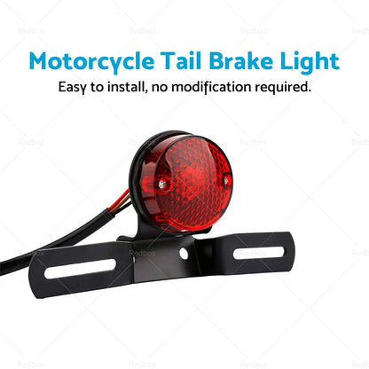 Tail Brake Light for Universal Motorcycle (Retro)