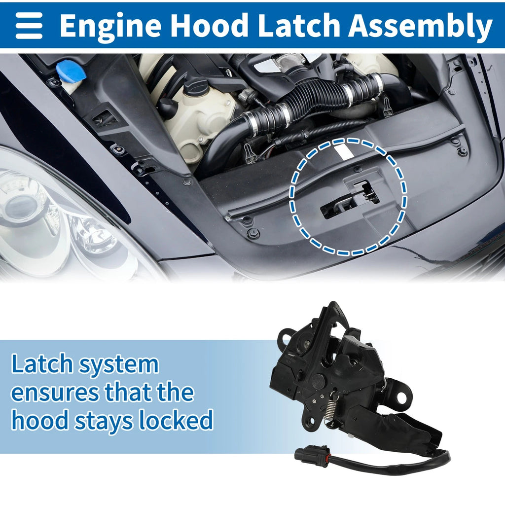 Hood Latch Assembly for Toyota Highlander 2009–2015