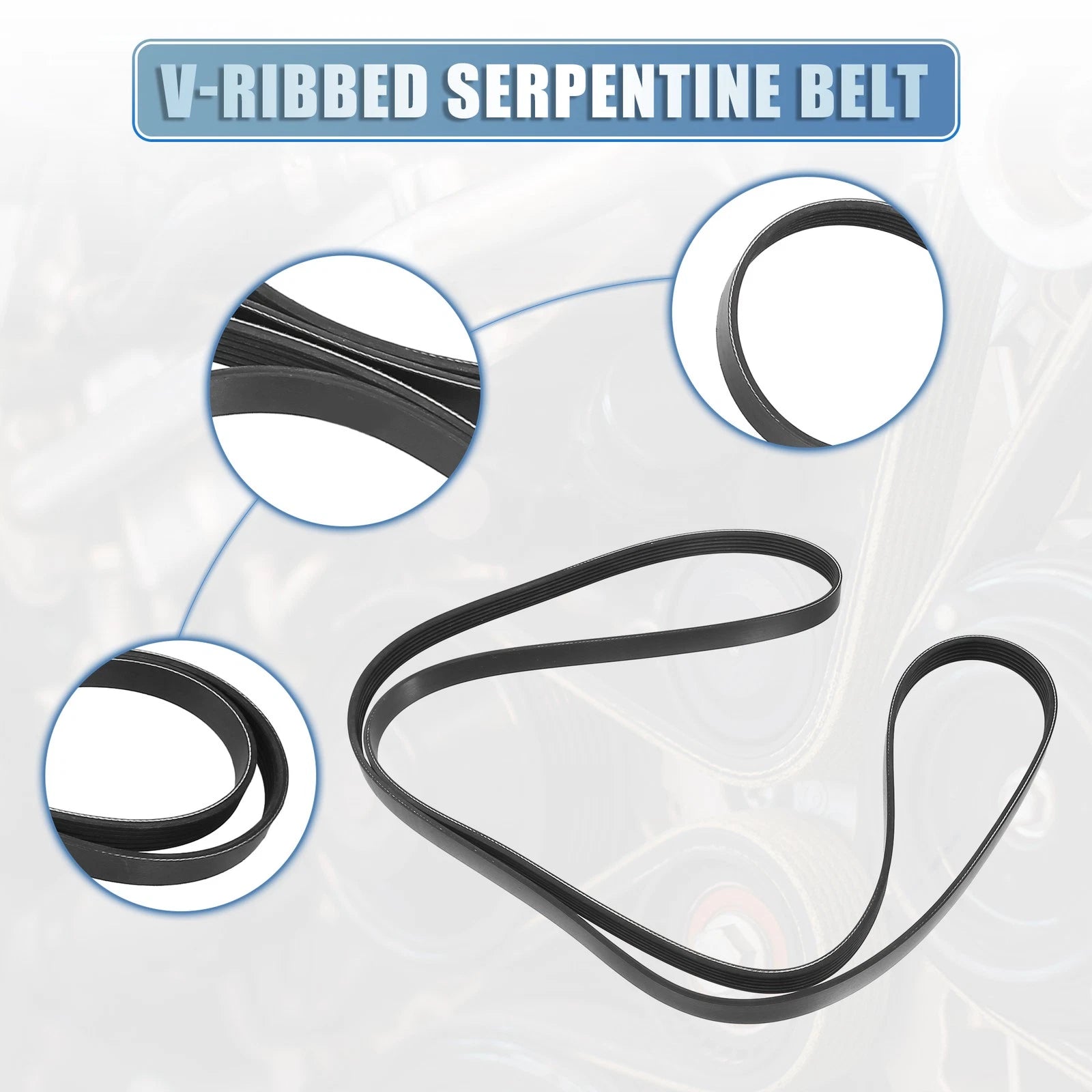 V-Ribbed Serpentine Drive Belt Replacement for Chevy Venture (2003–2005)