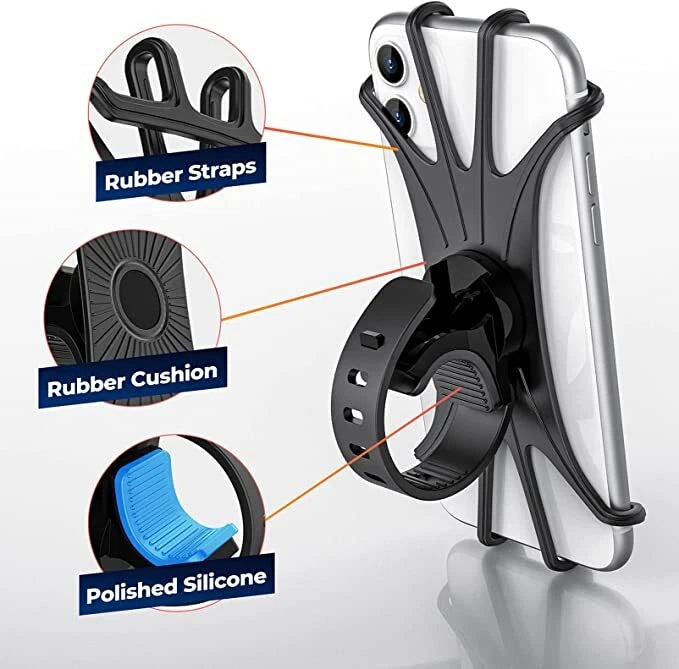 Bike Mobile Phone Holder for Motorcycle (360° Rotation)