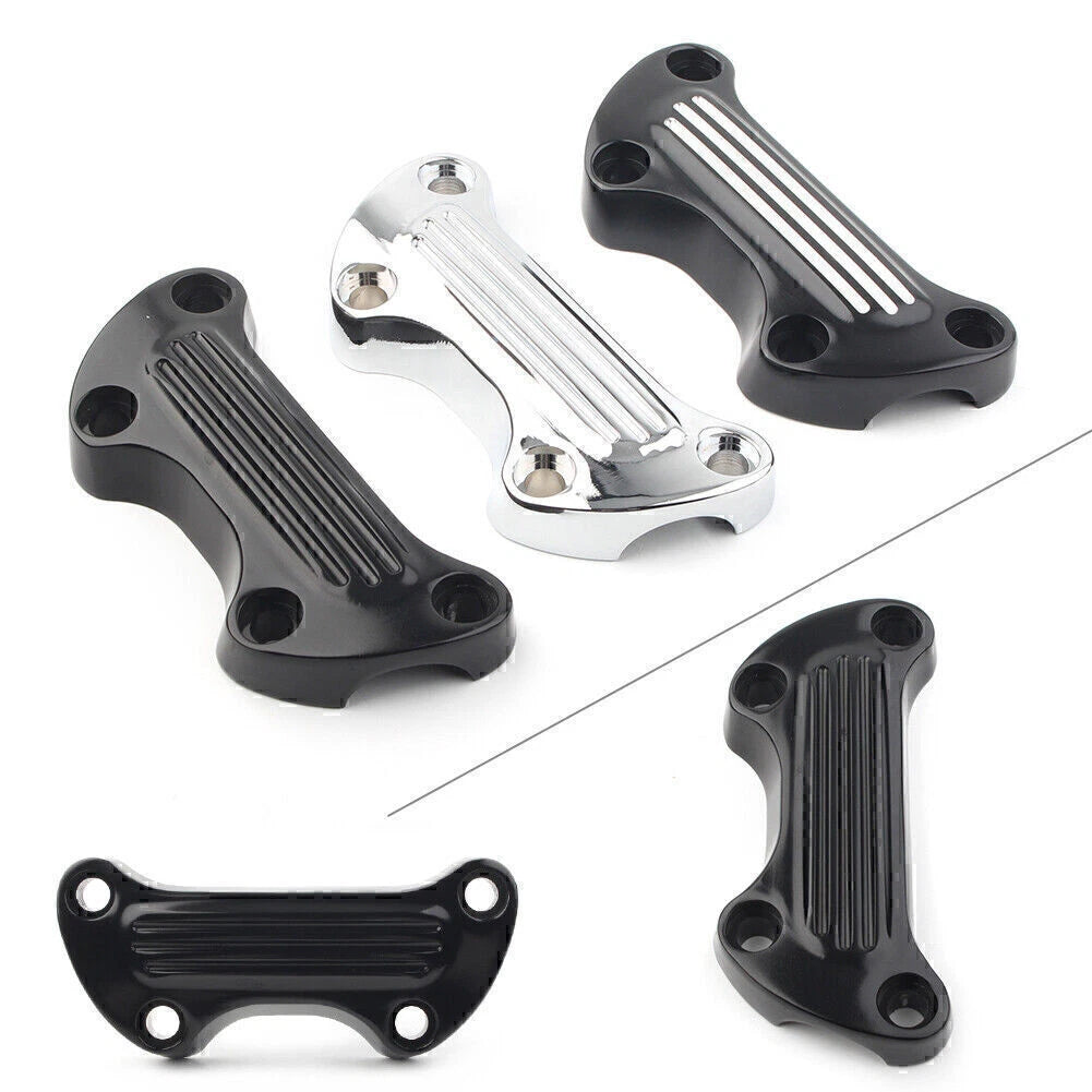 1" Handlebar Riser Top Clamp Cover for Harley Sportster Softail Dyna