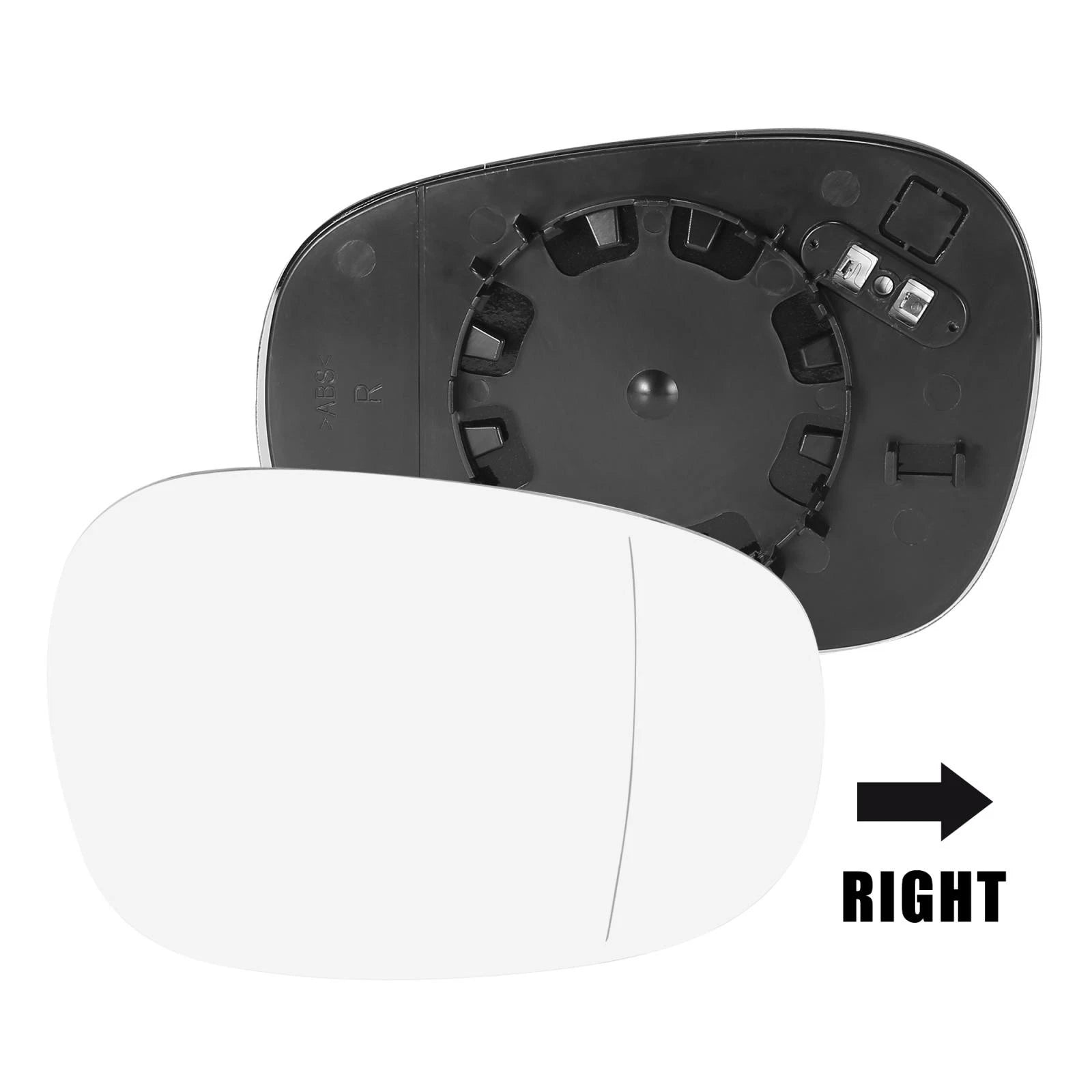 Heated Mirror Glass with Backing Passenger Side Right for BMW 1 3 (2011–2018)