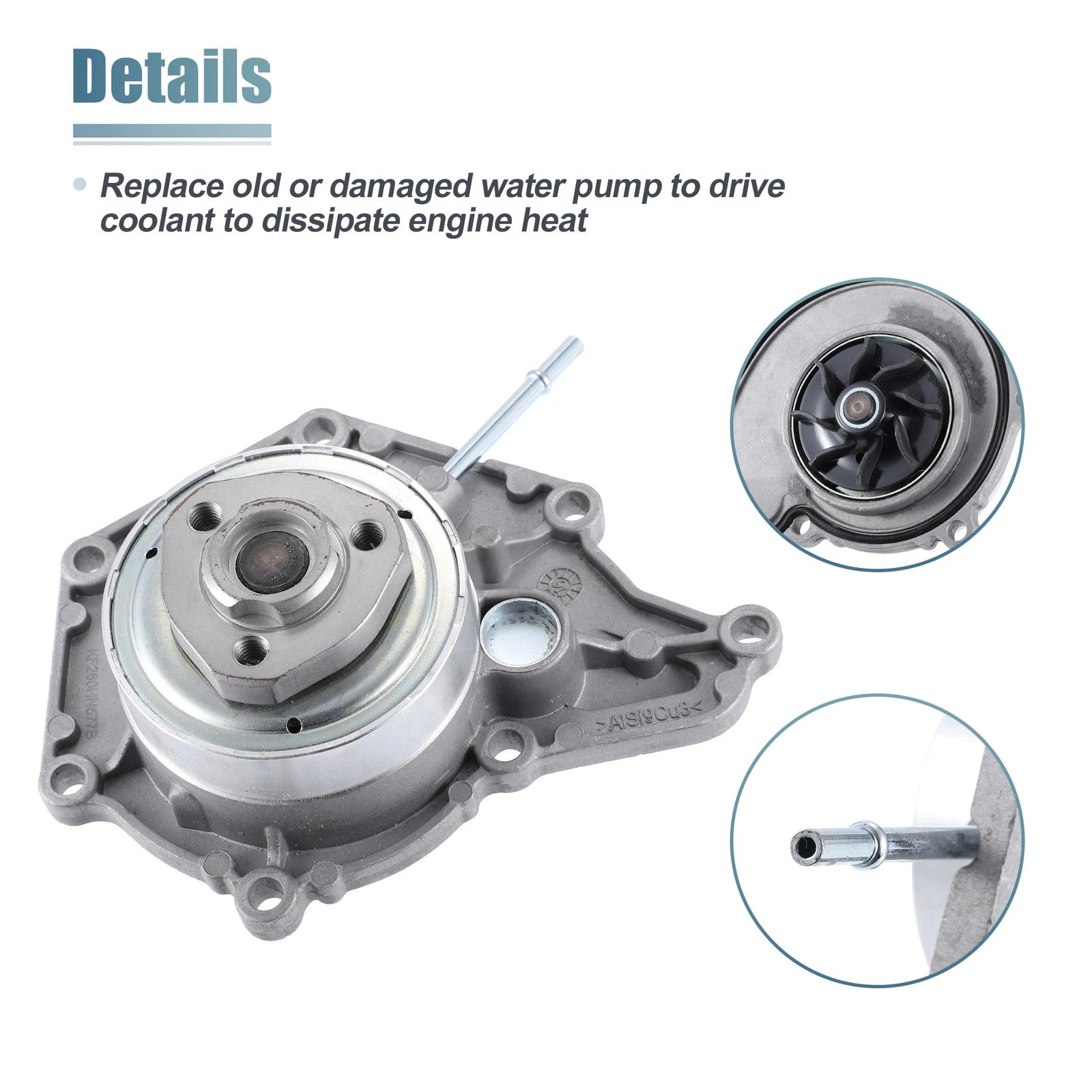 Engine Cooling Water Pump Replacement for Audi Q5 A7 Quattro (2012–2015)