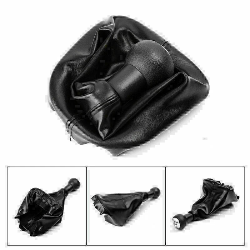 Leather Shift Knob Gaiter Handle for Peugeot 307 (2001–2008)