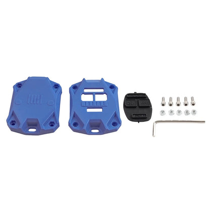 Remote Key Fob Shell Case Cover for Jeep Wrangler JK (2007–2017) Blue