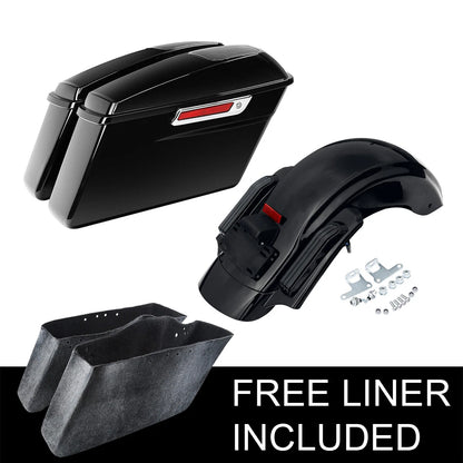Hard Saddlebag Speaker Lid & Rear Fender for Harley Touring (2014–2024)
