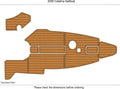 EVA Pads for Catalina Sailboat (2005) - Teak Flooring Mat