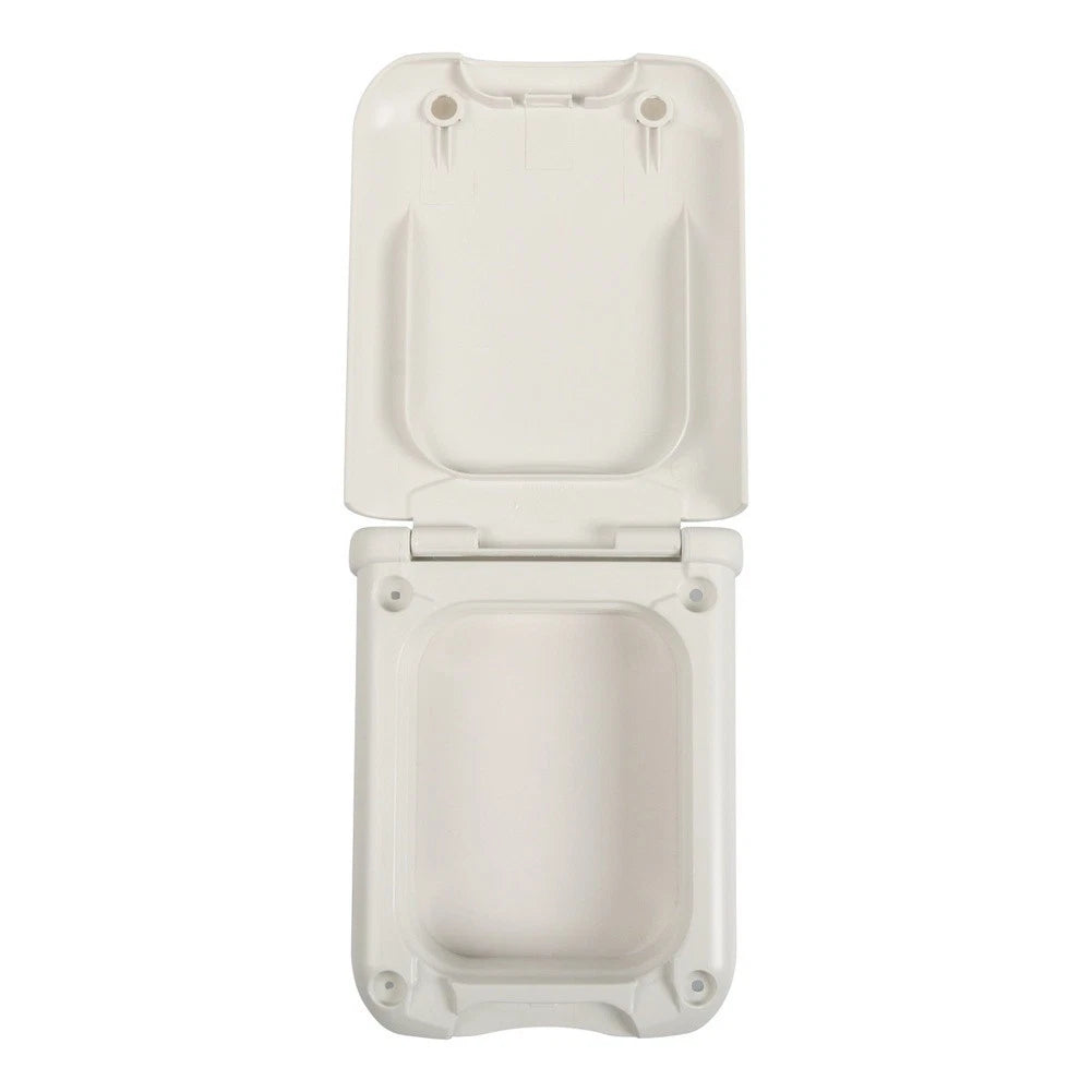 Secure Closure RV Power Socket for Camping (Double-layer Snap + Magnetic)