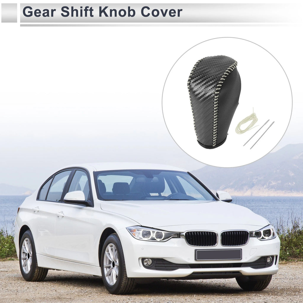 Gear Shift Knob Cover Replacement for BMW 3 Series (2004–2012) Black