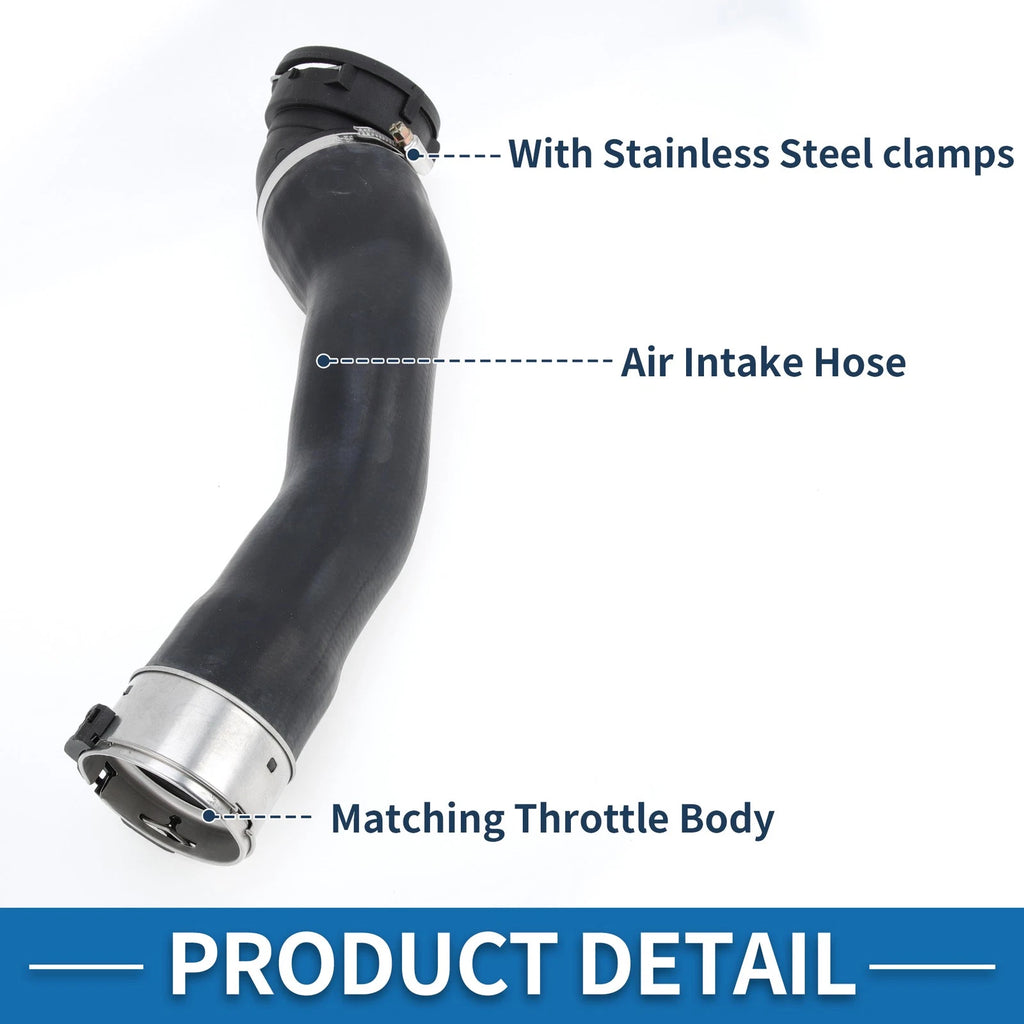 Engine Air Intake Hose with Clamps for BMW 5 Series E60 (2006–2009)