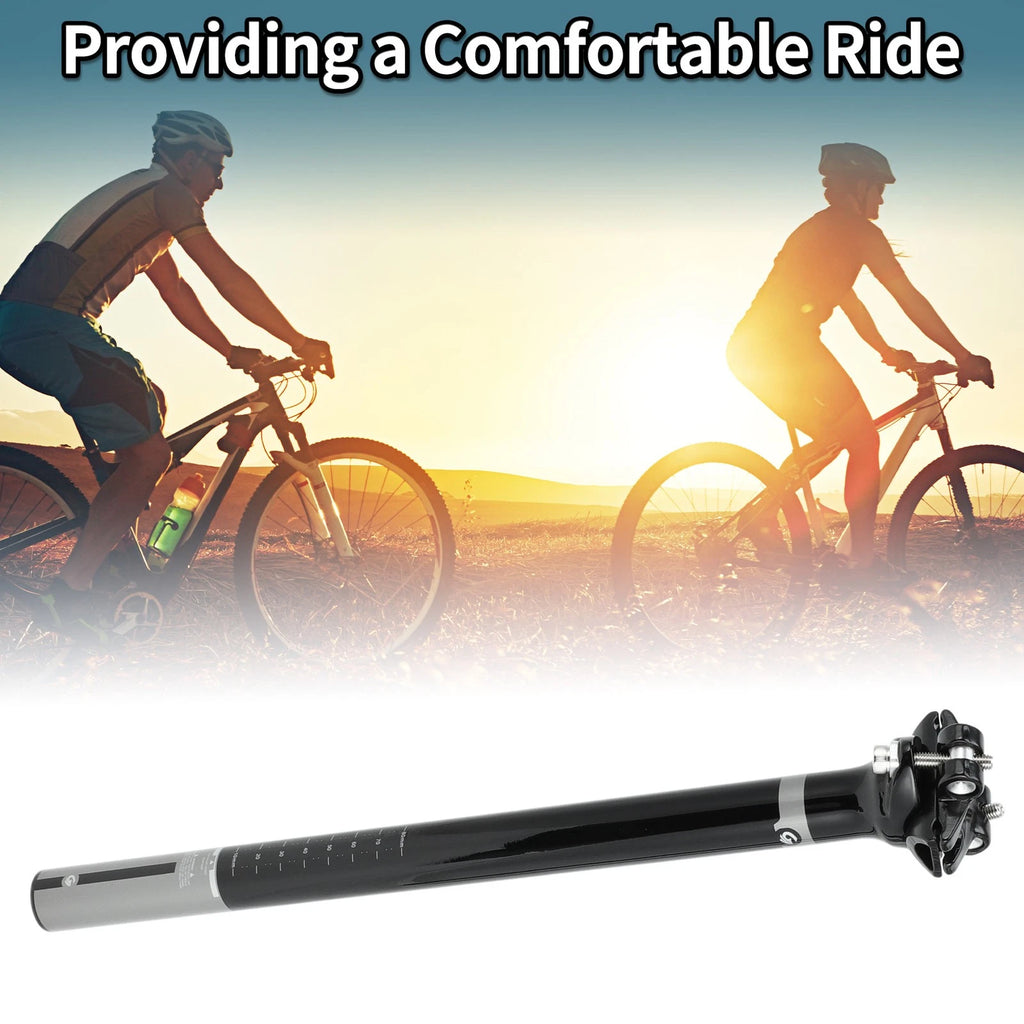 Seat Post 27.2x350mm Replacement Bike Saddle Post for Universal Fit (—)