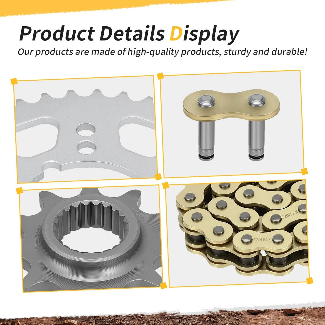 2X X-Ring Drive Chain + Sprocket for Polaris Trail Boss 330 (2003–2013)