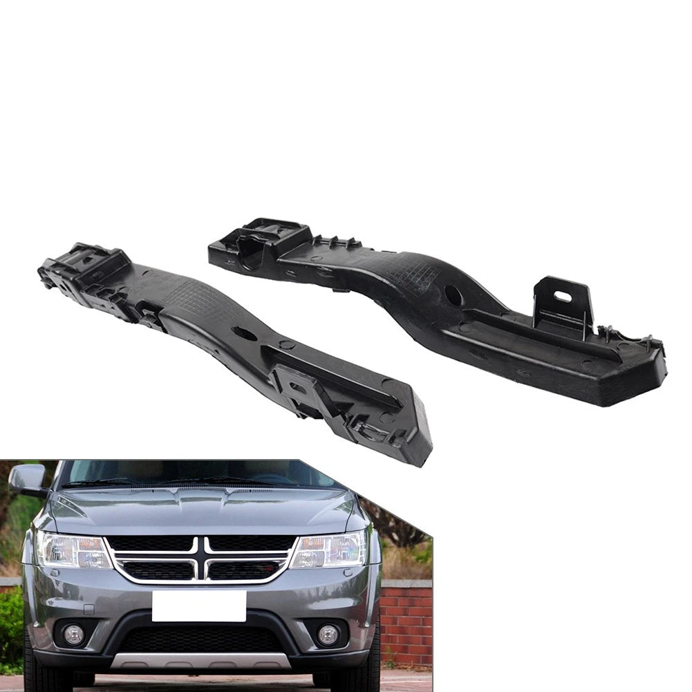 1 Pair Front Bumper Bracket for Dodge Journey (2009–2020) 5178411AD 5178410AD