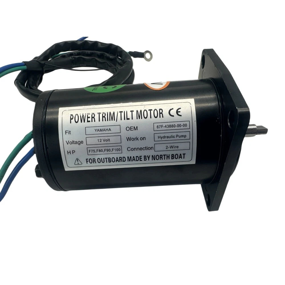 Tilt Trim Motor for Yamaha 75-100 HP Outboard Motors (67F-43880, 18-6787)