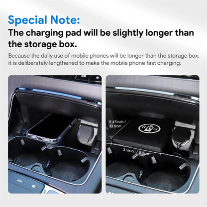 Wireless Charger Pad for Mercedes Benz GLC (2017–2022)