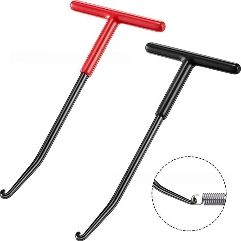T Handle Exhaust Spring Puller Tool Set for Motorcycles Vehicle Brakes and More