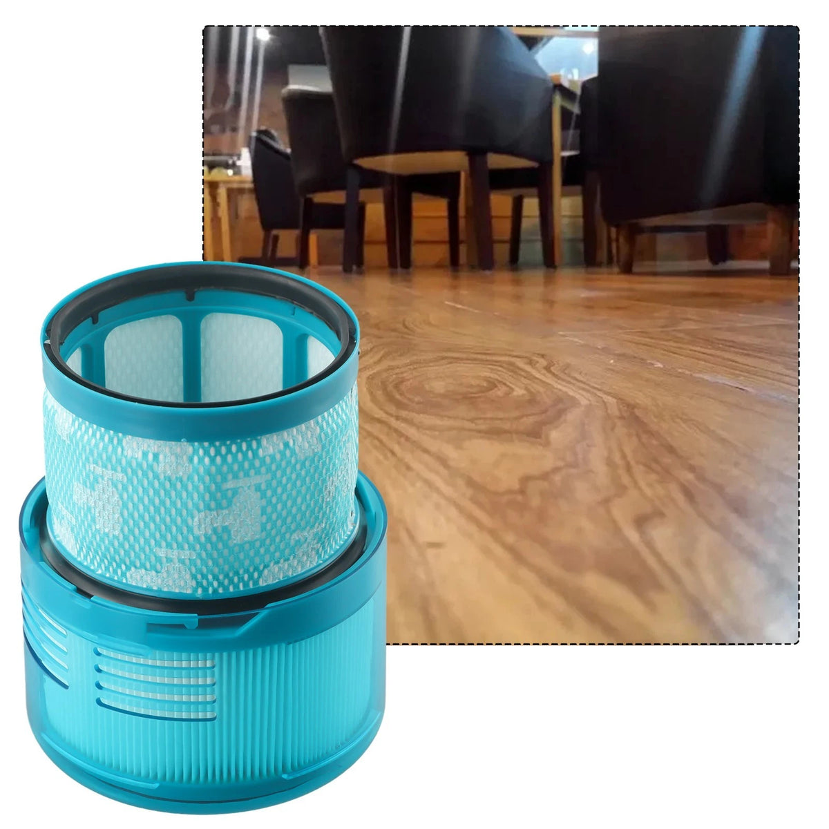 Replacement Exhaust Air Filter Attachment for Cleaning