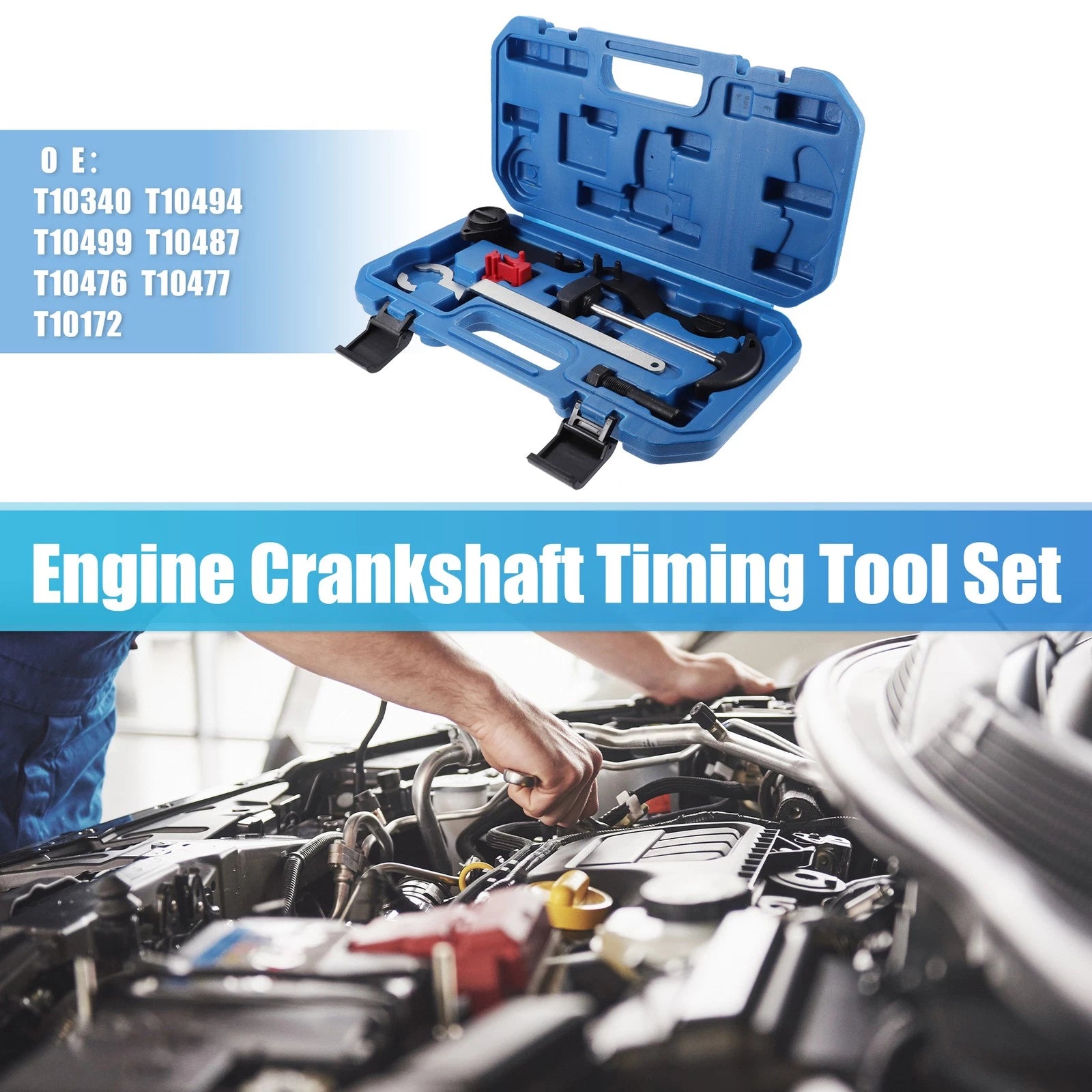 Engine Timing Belt Tool Camshaft Tool Kit for Volkswagen Golf VII (2014–2021)