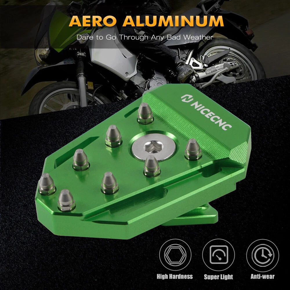 Rear Brake Pedal Plate Tip Extension Pad for Kawasaki KLR650 (2008–2018)