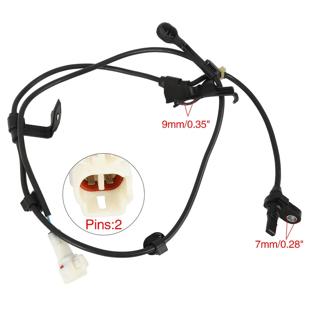 ABS Wheel Speed Sensor Replacement 2 Pin for Toyota Yaris (2009–2012)