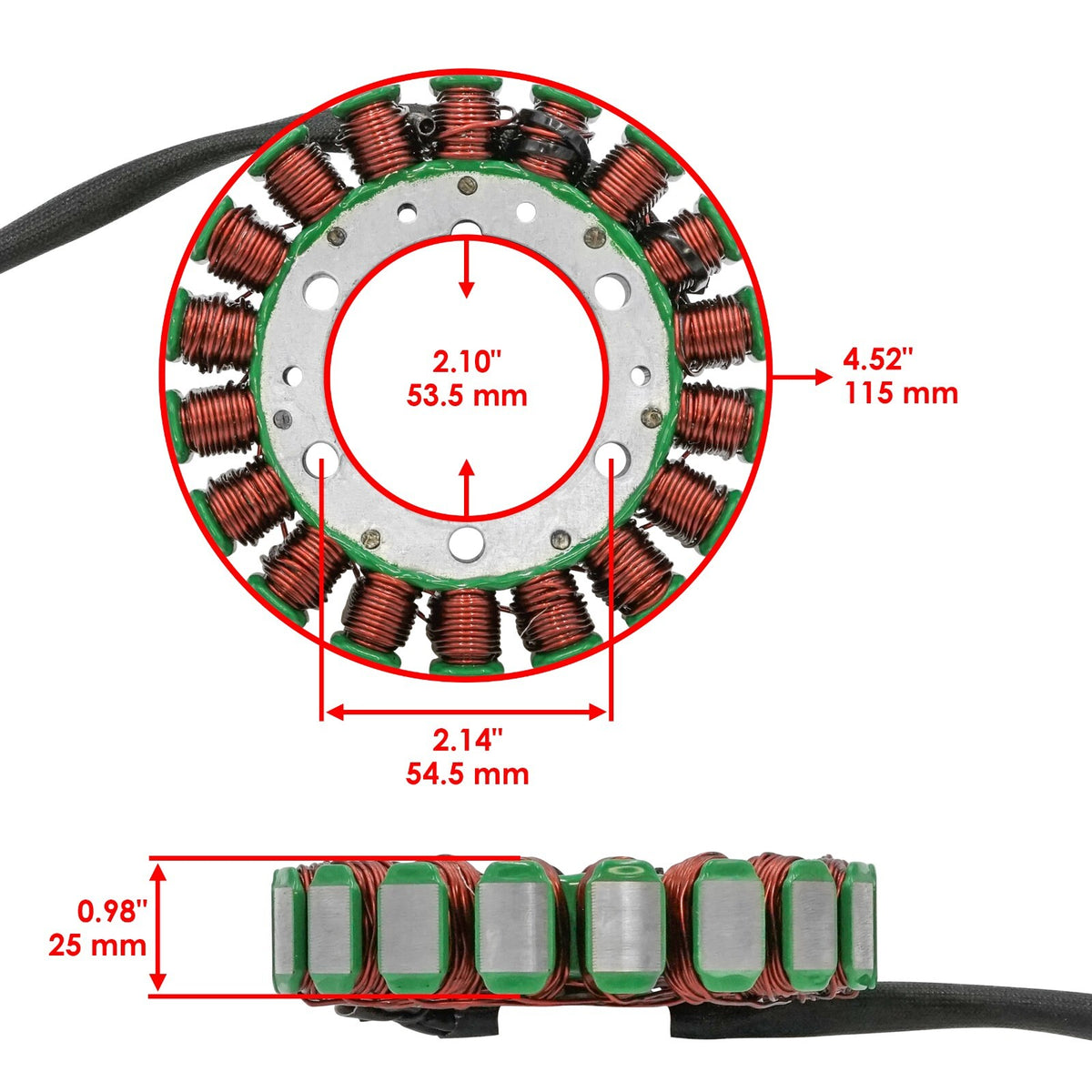 Stator Regulator Rectifier Gasket for Kawasaki Vulcan 1500 (1996–1999)