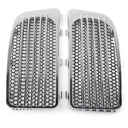 Lower Fairing Radiator Screen Guard Chrome Grills for Harley Road Glide (2014–2020)