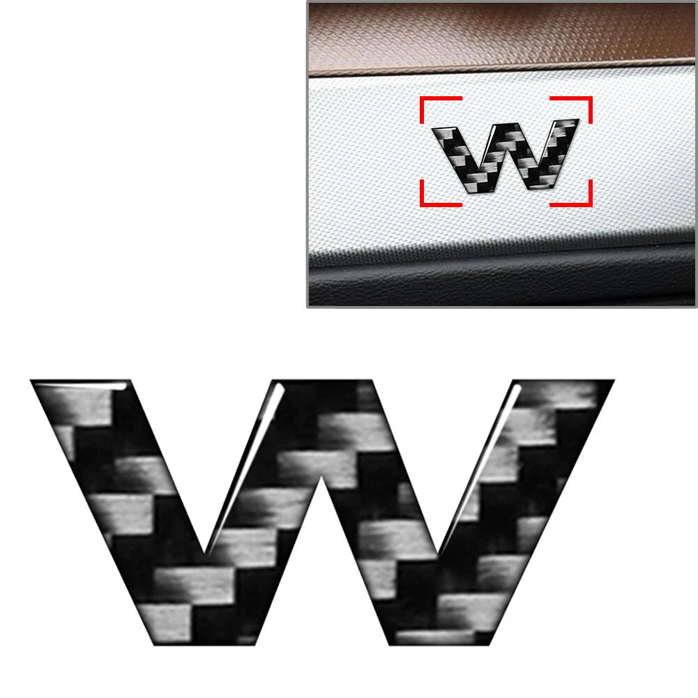 Alphabet Letter Decals Stickers for Car Badge Emblem (Universal)