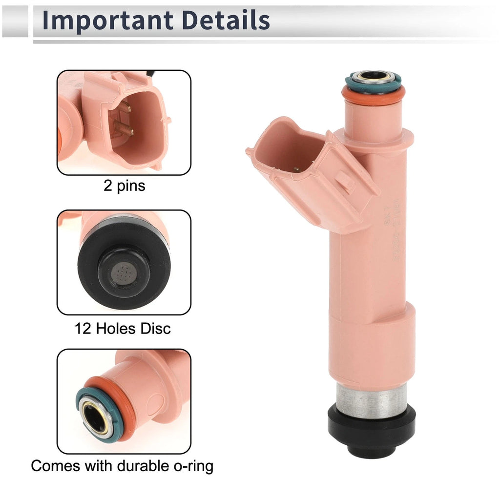 Fuel Injector Replacement for Toyota Prius C 1.5 (2012–2018) 1 Pc Pink