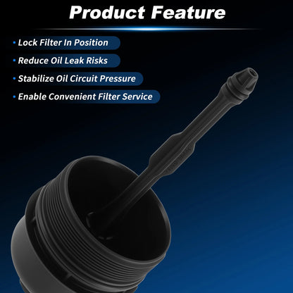 Oil Filter Housing Cap for Hyundai Azera (2010–2011) 263503C300