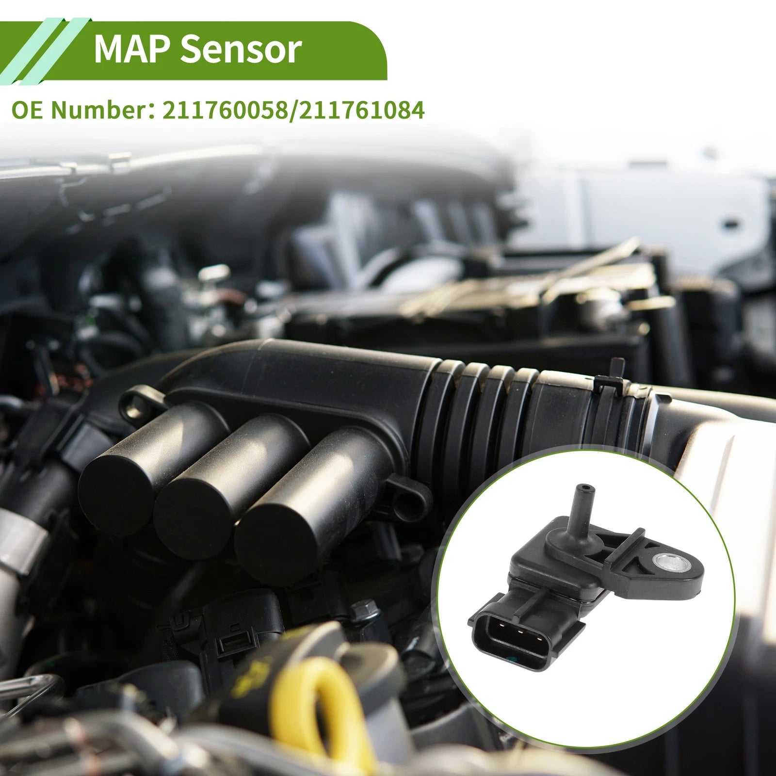 MAP Sensor for Kawasaki KFX450R (2008–2014) No.211760058