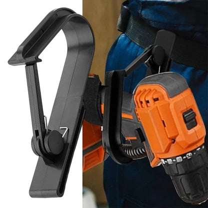 Drill Holder with Belt Clip for Quick Tool Changes
