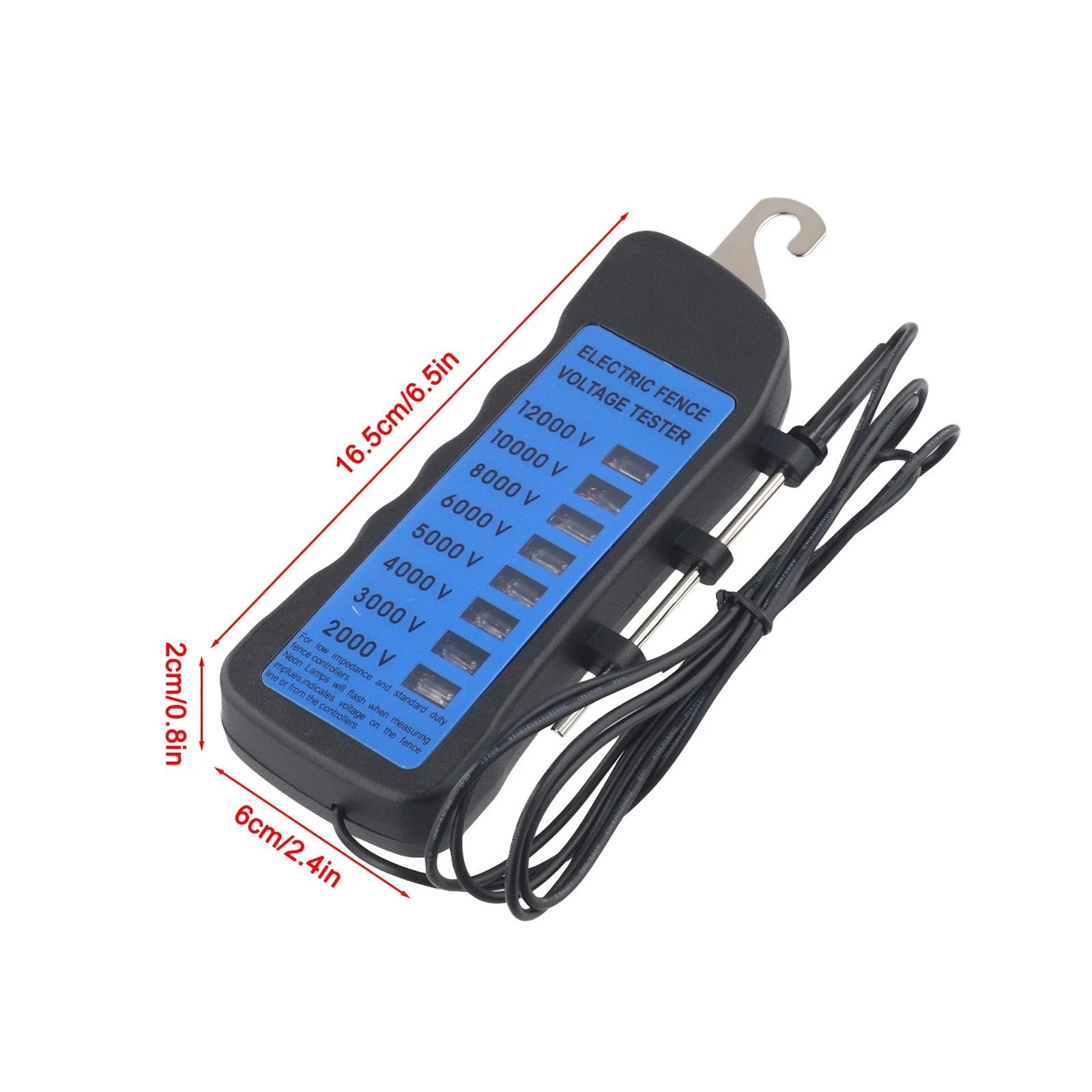 12KV Fence Voltage Tester for Standard Fence Controllers