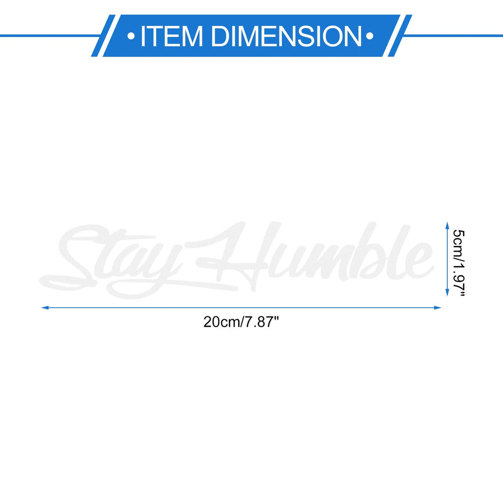 Reflective Bumper Decal for Universal Fit (1 Pc)