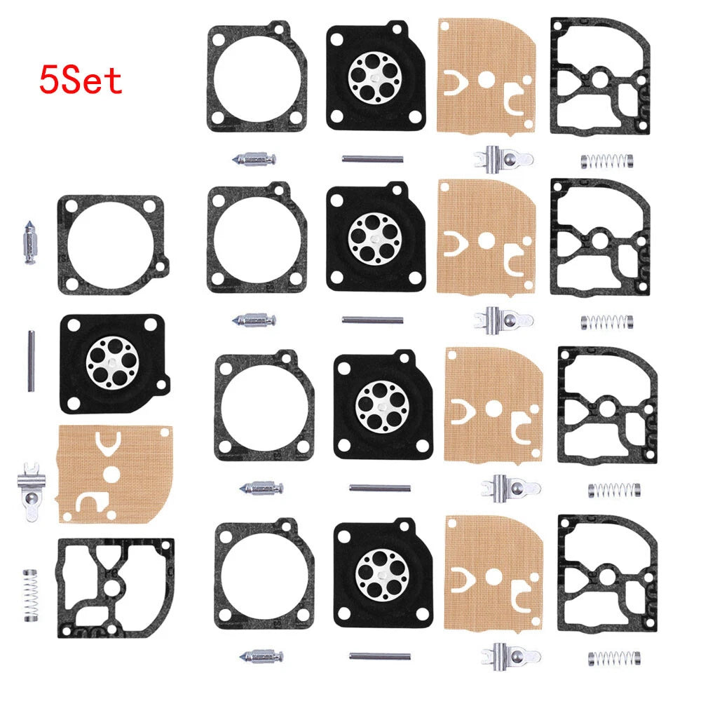 Set of 5 Diaphragm Gasket Carb Rebuild Kit for Stihl MS210 MS230 MS250