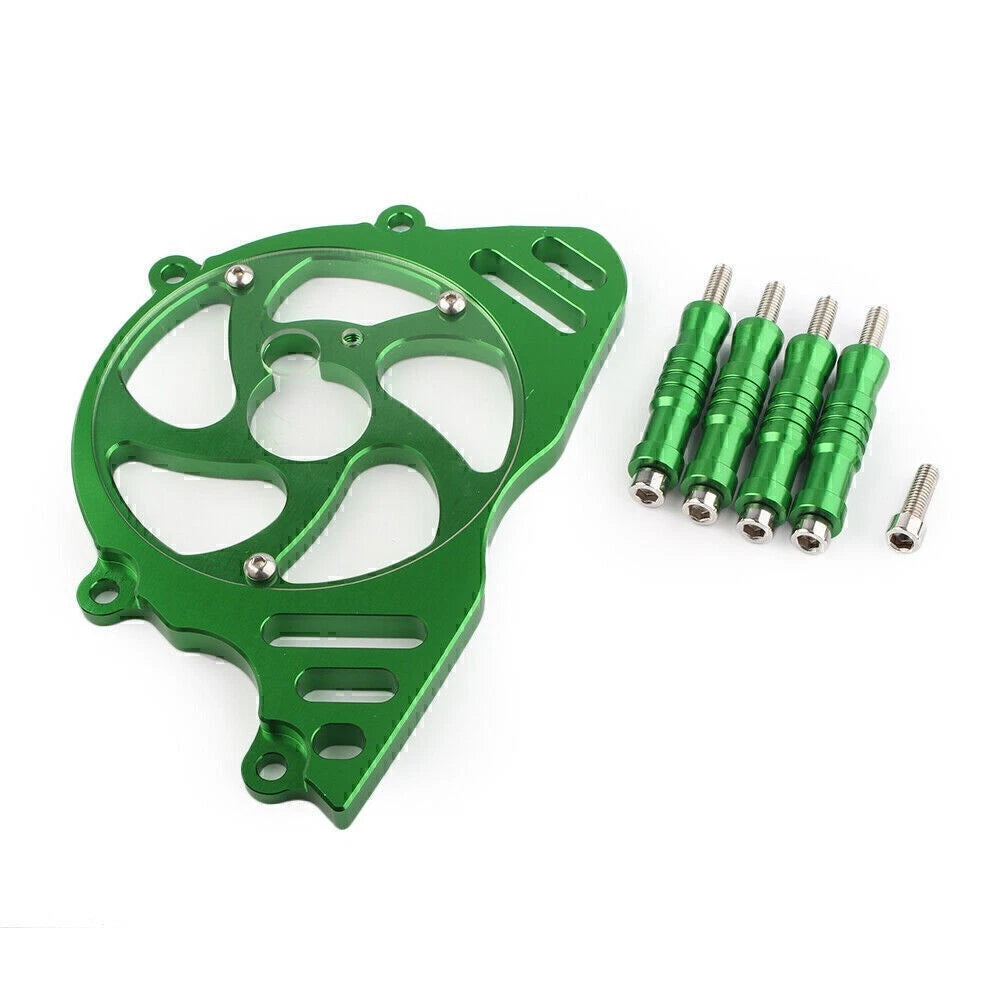 CNC Front Sprocket Chain Guard Cover for Kawasaki Z1000 (2010–2017) - Green