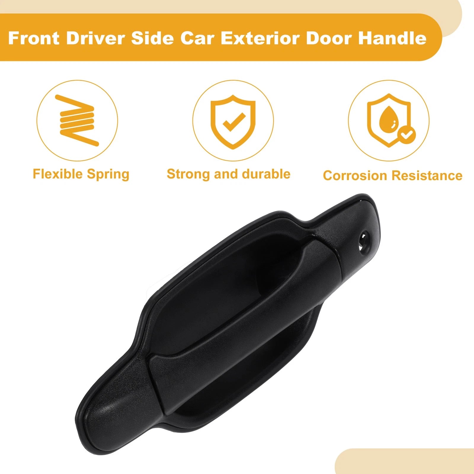Front Left Exterior Door Handle Replacement for GMC Canyon (2015–2022)