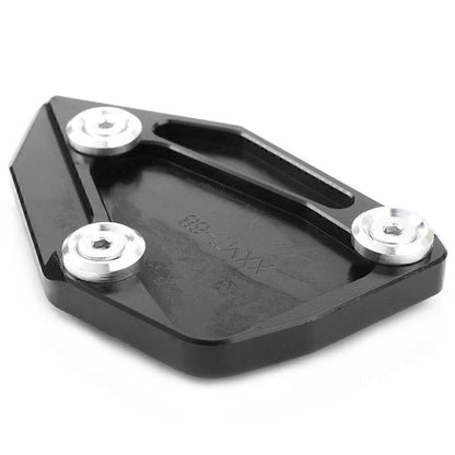 Kickstand Side Stand Extension Pad Plate Fit BMW C650 GT 2012 - 2016 BLACK motor