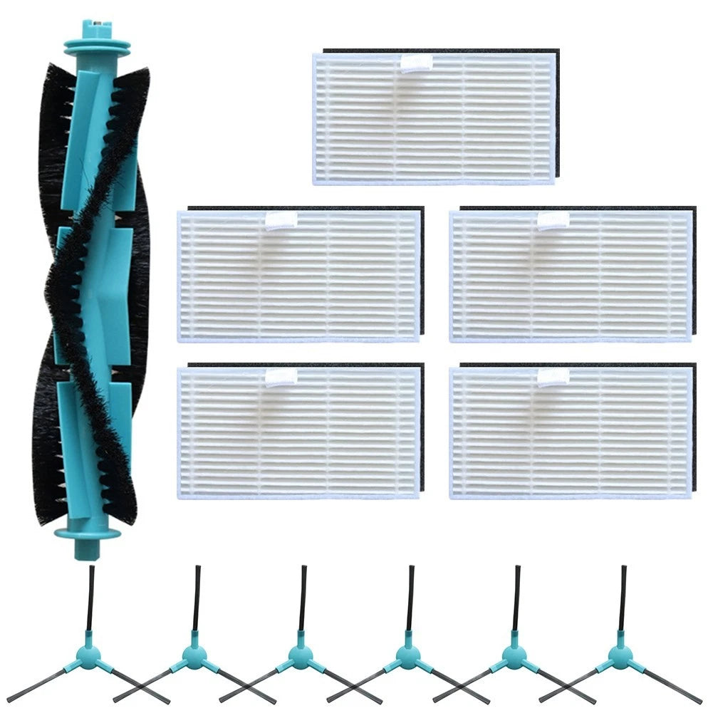 Replacement Kit Main Side Brush and Filter for Ultenic T20 Pro T10 Lite