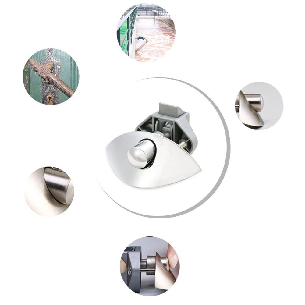 Half Moon Handle Push Lock Latch for Caravan RV Cupboard Drawer