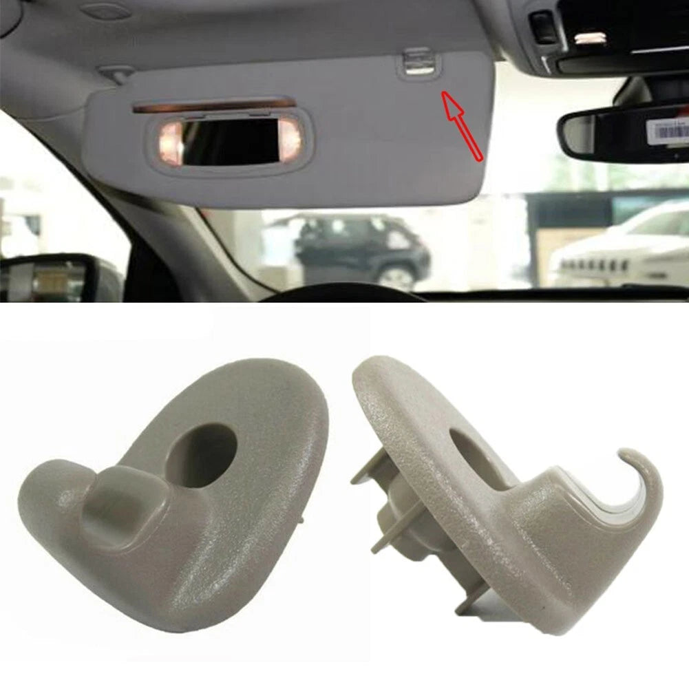 2X Sun Visor Clip Replacement Retainer for Jeep Liberty, Dodge Nitro