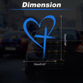 Reflective Bumper Decal for - Blue Cross
