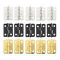 24pcs 23x15mm Furniture Hinge for Jewelry Box Dollhouse Cabinet