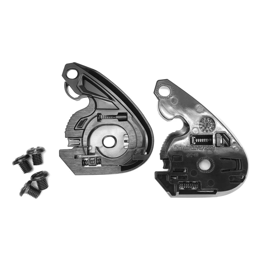HJC C10 Helmet Pivot Ratchet Gear Plate Kit Black