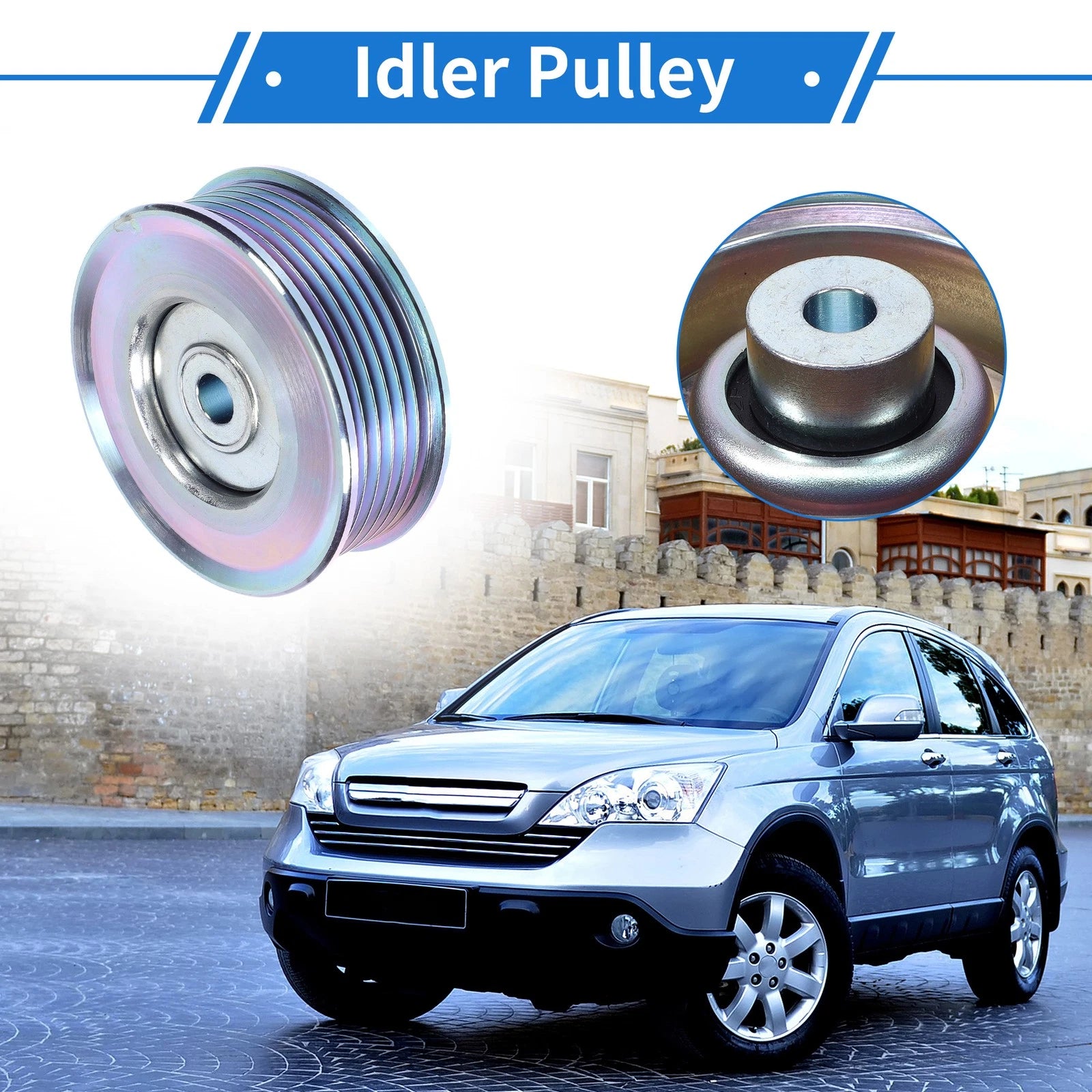 Drive Belt Idler Pulley Replacement for Toyota MR2 Spyder (2000–2005) 1 Pc