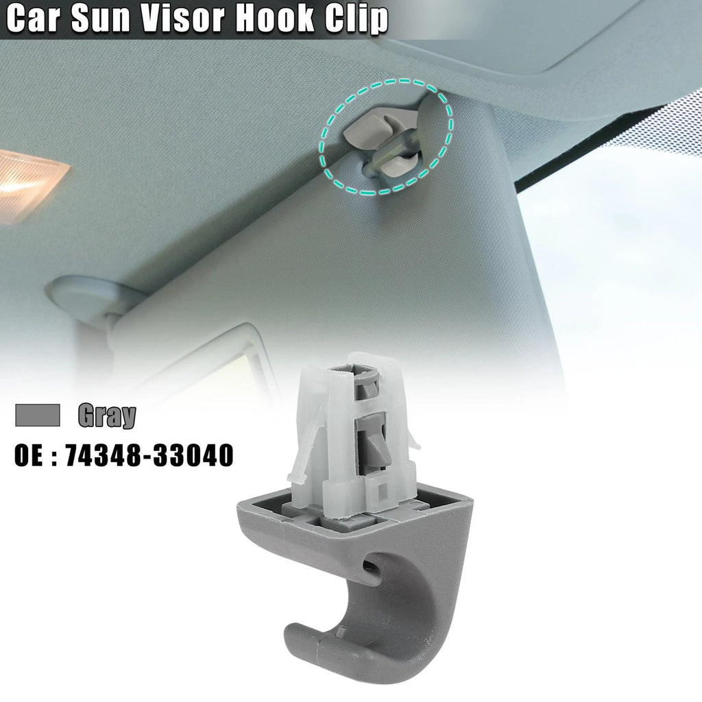 Sun Visor Hook Clip Retainer Replacement for Toyota (2000–2020)