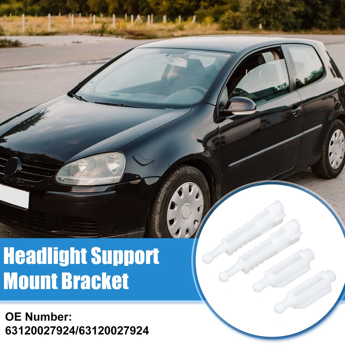 Headlight Bracket Set Headlight Support for BMW 5 Series E39 (1996–2000)