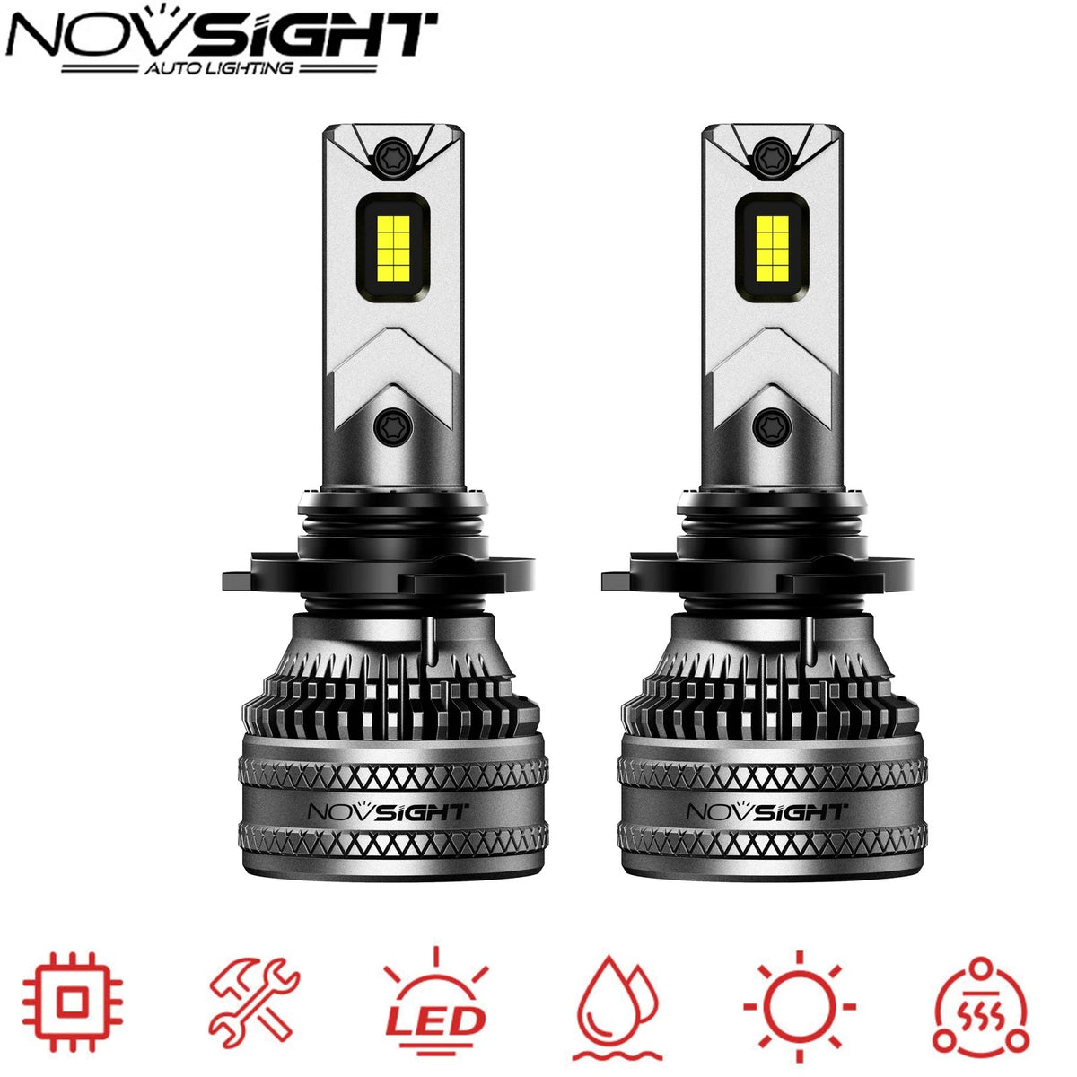 2X 9005 HB3 LED Headlight Bulbs for