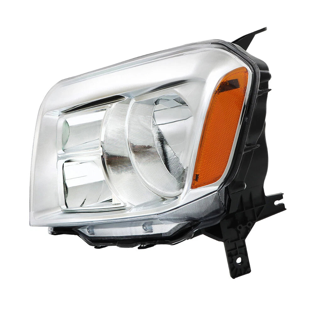 Headlight Assembly for Honda Pilot (2012–2015) Driver Side Halogen Chrome